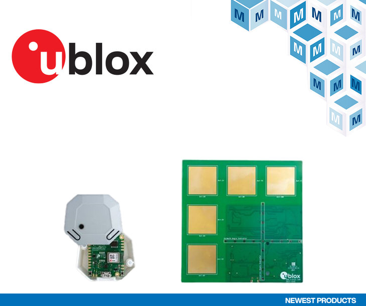 Explorer Kit per radiogoniometria Bluetooth XPLR-AOA-1 di u-blox ora disponibile presso Mouser